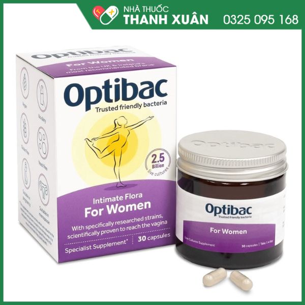 Optibac For Women bổ sung lợi khuẩn cho nữ